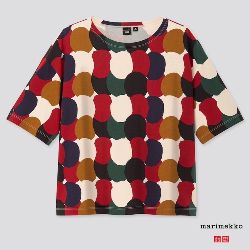 Uniqlo x Marimekko Short-Sleeve Shirt Red Dots